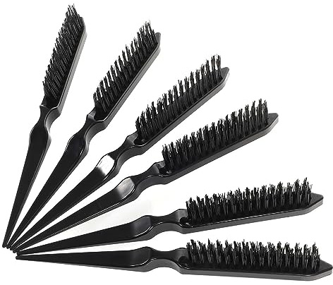 iplusmile 6pezzi Spazzola Per Capelli Cotonati Tre File Per Styler Di Capelli Pettine Per Styling Dei Per Uso Casalingo e Viaggio