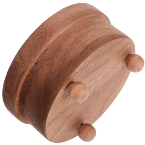 GARVALON Portavasos de Madera portavasos Dispensador de Tazas para Soporte para Taza de café para mostrador Estante de exhibición Pantalla Marrón