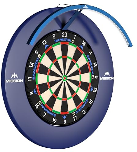 Mission Darts | Torus 120° | helle weiße LED | Dartscheiben-Beleuchtungssystem | tragbar | USB C