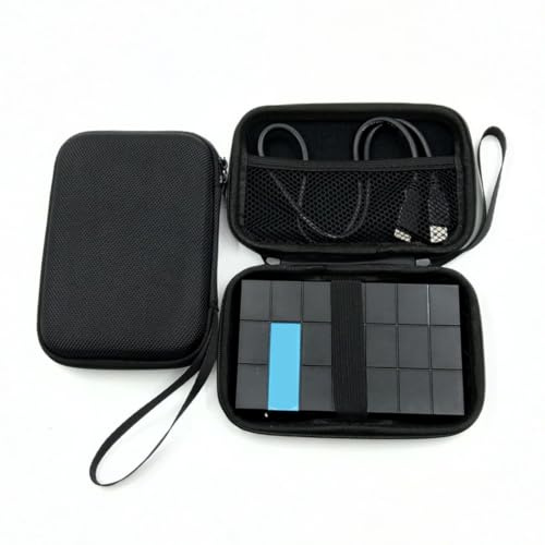 IDRBEH 1pcs Custodia per Hard Disk Esterno 2.5'', Custodia Hard Disk Esterno 2.5per caso, Memoria Esterna Portatile Disco Esterno Protettiva Borsa Antiurto Rigida Cover Case, Protegge il disco rigido