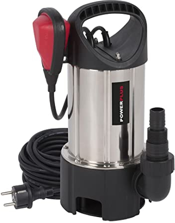 POWERPLUS POWEW67912 - Bomba sumergible 400w inox aguas sucias.