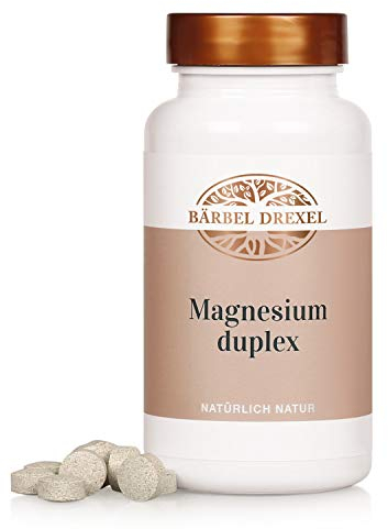 BÄRBEL DREXEL® Magnesium duplex für akuten Bedarf und Depot-Aufbau (200 Stk), Magnesiumcarbonat, Kieselerde, Magnesiumcitrat, Magnesium Tabletten Hochdosiert ohne synthetische Zusatzstoffe