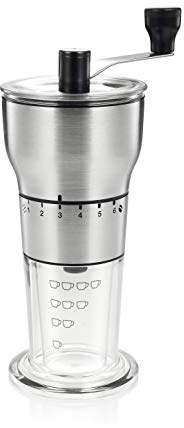 Tescoma 428802 GrandChef - Molinillo de café (acero inoxidable, 22,5 cm), color plateado