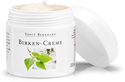 Sanct Bernhard björkkräm | Lätt, försiktigt närande, antiinflammatorisk, lindrar kliande och läkande främjar | 100 ml