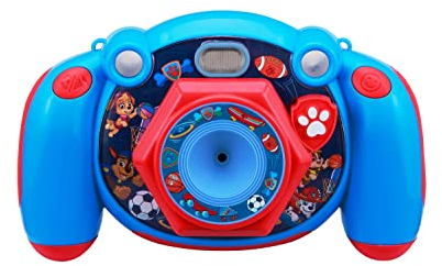 EKIDS Pat Patroulle Caméra pour Enfant avec Fonction Photo et vidéo, Appareil Photo numérique 2 MP adapté aux Enfants avec Autocollants et Fonctions d'édition PW-535