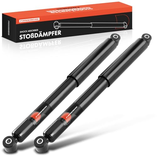 Frankberg 2x Stossdämpfer Stoßdämpfer Hinten Links Rechts 587mm Gasdruck | Kompatibel mit A.m.a.r.o.k 2HA 2HB AGD S1B S6B S7A S7B Replace# 2H0513029J, 2H0513029H