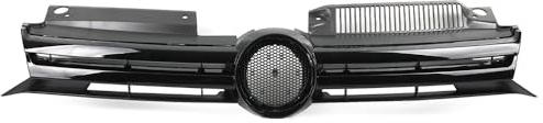 ROBUST CAR PARTS ROBUST Glanz Schwarz Sport Kühlergrill für VW Golf 6 / Golf 6 GTI Limousine/Variant/Cabrio 2008-2013