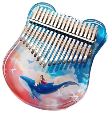 Anfänger Kalimba 21-Ton-Acryl-Kalimba-Fingerklavierinstrument Kalimba professionelles chromatisches Kalimba-Daumenklavier