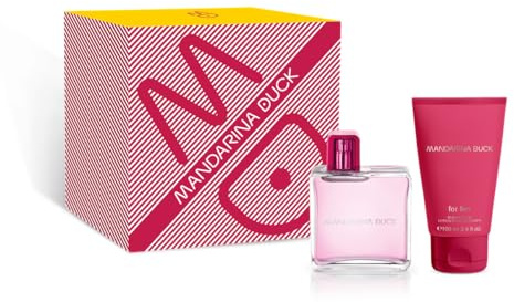 MANDARINA DUCK FRAGRANCES |For Her Cofanetto Regalo Donna, Include For Her Eau de Toilette 100 ml e Crema Corpo 100 ml, Fragranza Fiorita, Fruttata e Chypre
