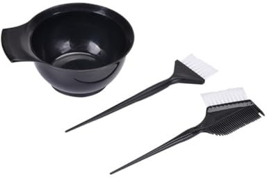 FRCOLOR 3stücke Haarfärbeschale Aus Hartplastik Wiederverwendbar Mit Pinselset Für Diy-haarfärbemittel Und Professionelle Salon-anwendung