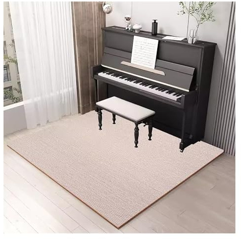 Sound Proof 6mm Thick Carpet Acoustic Pads for Piano Drum, Non-Slip Soundproofing Floor Mat, Absorbing Rug, Jump Rope Mat