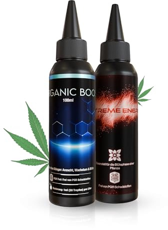 Pflanzen Dünger Set V2.0 – Organic Boost & Extreme Energy | Maximales Wachstum & Ertrag | All in One für Erde, Homegrow & Cannabis Anbau | Organisch, PH-stabil | Für Wachstums- & Blütephase
