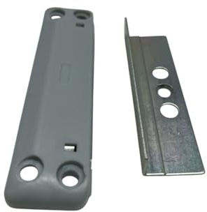 Magnet Balkontürschnäpper - Türschnapper 13 mm Winkel für PVC, Holz und Aluminium Balkontür, Balkontür-Griffsperre aus Metall - Türriegel für Terrassentüren Winkhaus Siegenia Maco Schüko NT