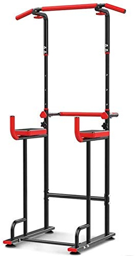 Power Rack Home Gym Fitness Squat Rack Pull Up Dip Station Multifunktional Freistehend mit 6 Stufen Höhenverstellung