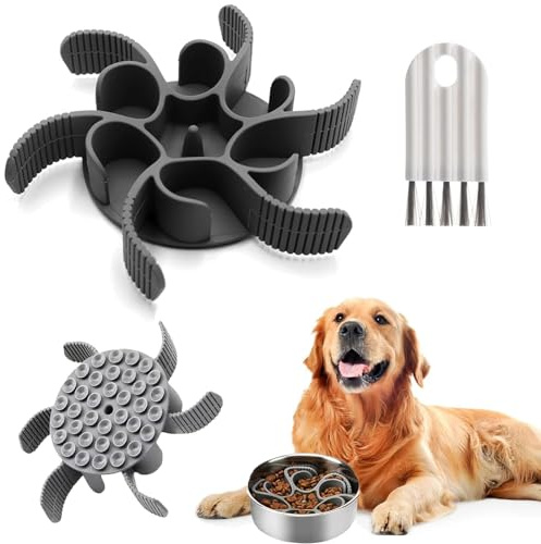 Large Slow Feeder Dog Bowl, Non-Slip Design for Slow Healthy Eating