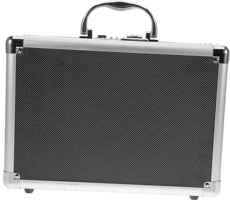 DIYEAH Boîte à Outils Aluminium Robuste avec Serrure à Code Mallette Vide Portable pour Rangement Outils et Accessoires Design Moderne avec Poignée pour Usage Maison et Bricolage