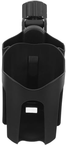 HAKIDZEL Soporte de Taza Ajustable para Andadores y Sillas de Ruedas Portavasos Giratorio Multifuncional para Cochecitos Bicicletas y Scooters Instalación sin Herramientas Compatible con