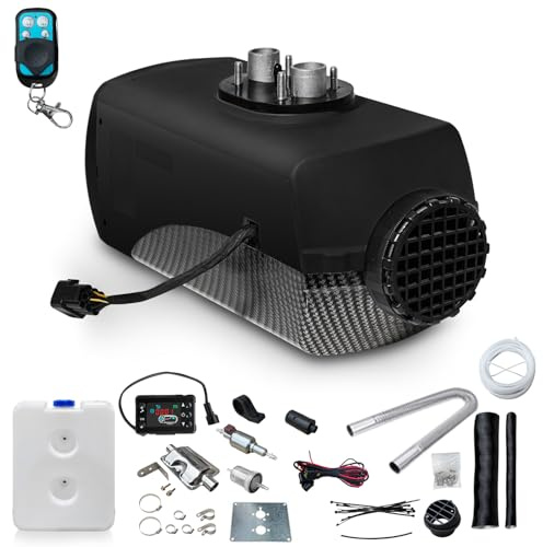 WAVESKY 12V 5-8kW Dieselheizung Standheizung, Luftheizung Air Diesel mit LCD-Anzeige & Fernbedienung & Bluetooth-APP, Standheizung Lufterhitzer fur Auto, Wohnmobil, Boote, RV, LKW(01CF-8KW-Split)