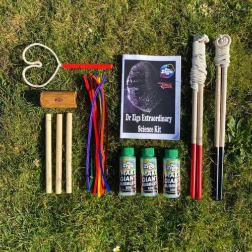Dr Zigs Riesen Seifenblasen - Seilstab mit Seife als Garten-Spielzeug für Jungs, Mädchen und Erwachsene (Science Kit)