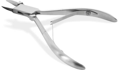 OTTO HERDER ECKENZANGE/Nagelzange 10cm mit besonders feiner und schmaler Spitze für arbeiten am eingewachsenen Nagel aus rostfreiem Edelstahl