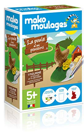 Mako Moulages La Poule et Ses Poussins Kit Créatif 39044
