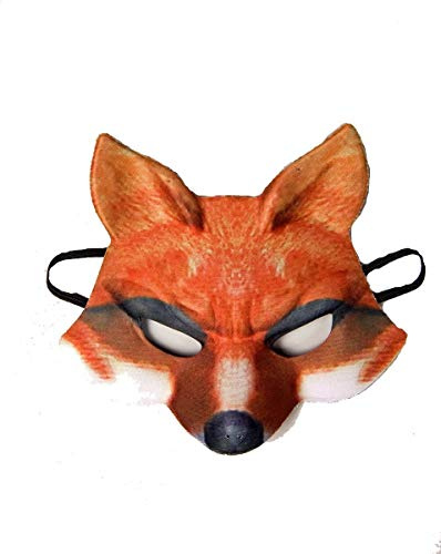 Festartikel Müller Kostüm Zubehör Textil Halbmaske Fuchs Karneval Fasching