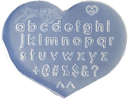JIgeren Baking Pan Mini Letter Numbers 3D Nail Art Decorations Epoxy Mold Silicone Mould Transparent 8
