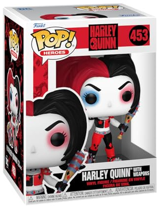 Funko Pop! Heroes: DC - Harley Quinn with Weapons - Figura de Vinilo Coleccionable - Idea de Regalo - Mercancia Oficial - Juguetes para Niños y Adultos - Comic Books Fans