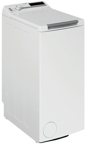 Whirlpool - Lavatrice Carica Dall Alto TDLR 65241BS IT - Lavatrice Piccola Con Carico 6,5kg. Altezza: 90cm, Larghezza: 40cm, Profondità: 60cm. Centrifuga 1200 Giri Al Minuto. Classe Energetica C.