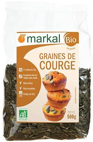 GRAINES DE COURGE 500G, MARKAL, UNITÉ