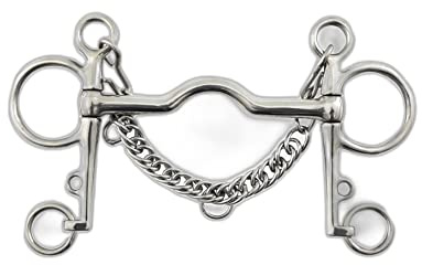 Premier Equine Bocado Pelham Mediano con Cadena