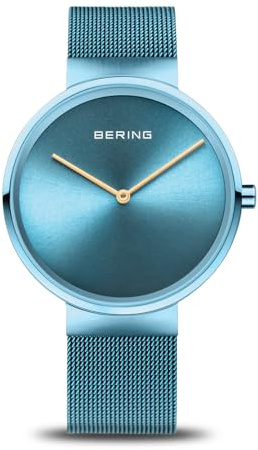 Bering Armbanduhr analog Quarz mit Milanaise-Armband 14539-388