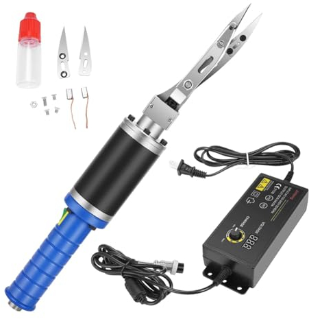 QUTBAG Electric Carpet Carving Scissor, Carpet Carver, 0~4000rpm Adjustable Speed Fabric Cutter, Engraving Trimming Modeling Scissor for Cutting Fabric Craft
