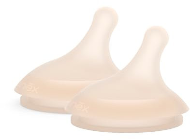 Suavinex, Confezione da 2 Tettarelle per Biberon Anti-Coliche Zero Zero, Flusso Lento (S), Lascia passare poco liquido, Flusso ideale per Latte o Acqua, +0 Mesi, Light