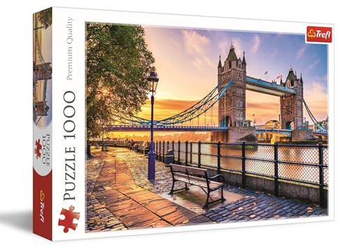 Trefl Tower Bridge, Londre 1000 Pièces-Puzzle DIY avec Monuments, Divertissement créatif, Loisir, pour Les Adultes et Les Enfants à partir de 12 Ans, 10774, Multicoloured