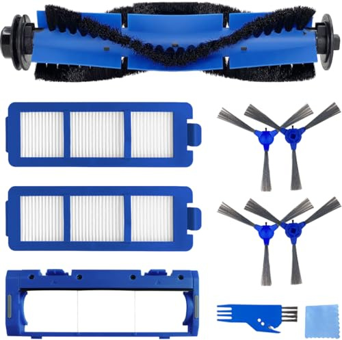 EATBALE Spare Accessories for Eufy RoboVac G40 G40 Hybrid+ Replacement Parts Vacuum Cleaner 4 x Side Brushes 2 x Filters 1 x Roller Brush 1 x Main Brush Cover 1 x Cleaning Brush 1 x Rag