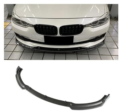Frontstoßstange Lippe Für B&MW F30 F35 320li 2013–2018 Frontstoßstange Lippe Kinnspoiler Kohlefaser-Look Frontdiffusor Diffusor Auto-Frontspoiler