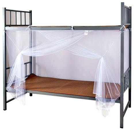 LUMoony Moskitonetze 90 * 200cm Mond Leuchtende Moskitonetz Mosquito Net Bed für Zuhause und Camping Geeignet Fliegennetz Moskitonetz Feinmaschiges Betthimmel Mückennetz