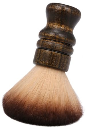 Weiche Bürste für Friseursalon, Hals, Gesicht, Reinigungsbürste, Haarbürste, Salon, Haushalt, Haarreinigungsbürste, Nylonhaar, 10 Stück