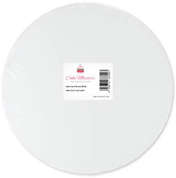 Pati-Versand 13708 Set di 3 Fondo Rotondo Cartone Bianco 25 x 25 x 1 cm
