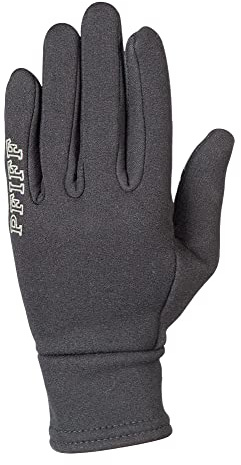 PFIFF 102465 Winterreithandschuh Touchie 2, schwarz-grau XL