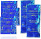 Juego de 3 almohadillas de refrigeración para frío y caliente - compresas de gel (3x azul)