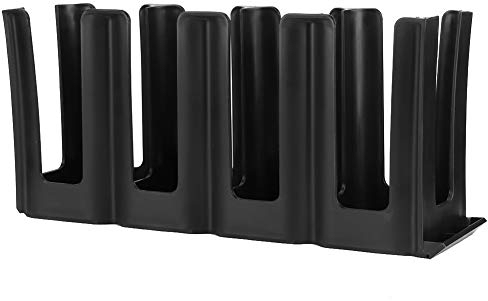 BORDSTRACT Dispenser Per Tazza Verticale Con Scomparto In Plastica, Organizzatore Per Portabicchieri In Carta Per Tè E Caffè Per Bar Ristorante(Straight Four Grid Cup Holder)