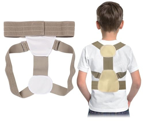 Agatige Posture Corrector for Kids Children, Adjustable Hunchback Prevention Back Straightener Spinal Lumbar Support Brace Belt for Shoulder & Back Support