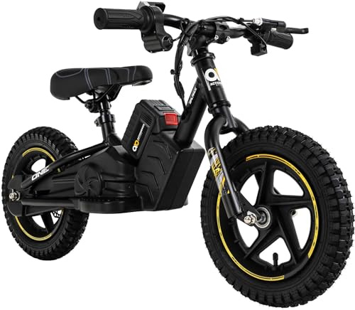 Actionbikes Motors Kinder Balance Bike | 12 16 Zoll | 𝟐𝟓𝟎 Watt | Elektrofahrrad | Fahrrad | Elektro Laufrad mit Scheibenbremsen | Kinder Elektrofahrzeug | Spielzeug für Kinder ab 3 Jahren