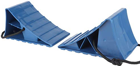 Unterlegkeile, 2 Stück, Tragbare Gummi-Unterlegkeile, Anti-Rutsch-Reifenstopper für Autoanhänger, Wohnwagen, Motorrad