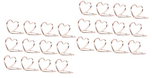 NUOBESTY Stk Fotoclip Süße Platzhalter Namenskartenständer Platzkartenhalter Platzhalter Für Hochzeiten Platzhalter Aus Draht Hochzeitstisch Steht Memo-ort Weihnachten Zettelhalter Büro