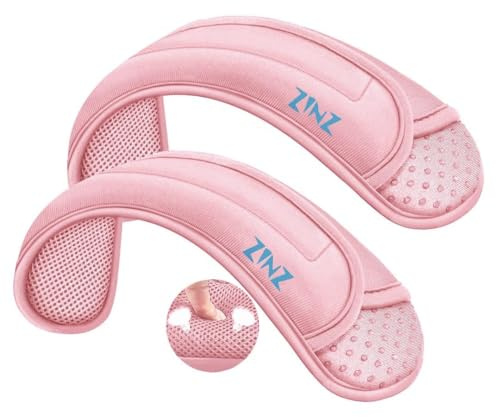 ZINZ 2-Pack Universal Shoulder Pad with Ultra Thick Cushion for Bag Luggage Bag Crossbody, Plus Long & Anti-Slip & Breathable,Pink