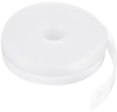 sourcing map Weather Stripping Door Seal 39.37ft x 25mm Silicone Seal Strip for Door Draft Stopper Adhesive Tape Window House Shower Glass Gaps Length 12m, Transparent