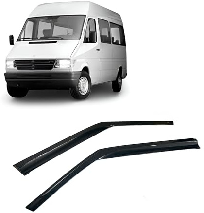 Rumplex Windabweiser Luftabweiser Regenabweiser Seitenfensterabweiser Kompatibel mit Mercedes Benz Sprinter 1995-2006 Autofenster Regenabweiser Anklebbare Deflektoren 2 Stück Externe Passform